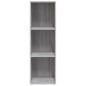 vidaXL Bücherschrank/TV-Schrank Grau Sonoma 36x30x114 cm Holzwerkstoff vidaXL Bücherschrank/TV-Schrank Grau Sonoma 36x30x114 cm Holzwerkstoff