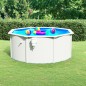 vidaXL Pool mit Stahlwand 300x120 cm Weiß vidaXL Pool mit Stahlwand 300x120 cm Weiß