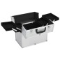 vidaXL Kosmetikkoffer 37x24x35 cm Silbern Aluminium vidaXL Kosmetikkoffer 37x24x35 cm Silbern Aluminium
