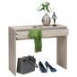 FMD Schreibtisch mit Breiter Schublade 100×40×80 cm Eichenbraun FMD Schreibtisch mit Breiter Schublade 100×40×80 cm Eichenbraun