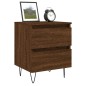 vidaXL Nachttisch Braun Eichen-Optik 40x35x50 cm Holzwerkstoff vidaXL Nachttisch Braun Eichen-Optik 40x35x50 cm Holzwerkstoff