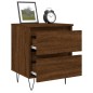 vidaXL Nachttisch Braun Eichen-Optik 40x35x50 cm Holzwerkstoff vidaXL Nachttisch Braun Eichen-Optik 40x35x50 cm Holzwerkstoff