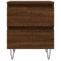 vidaXL Nachttisch Braun Eichen-Optik 40x35x50 cm Holzwerkstoff vidaXL Nachttisch Braun Eichen-Optik 40x35x50 cm Holzwerkstoff