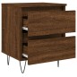 vidaXL Nachttisch Braun Eichen-Optik 40x35x50 cm Holzwerkstoff vidaXL Nachttisch Braun Eichen-Optik 40x35x50 cm Holzwerkstoff