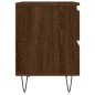 vidaXL Nachttisch Braun Eichen-Optik 40x35x50 cm Holzwerkstoff vidaXL Nachttisch Braun Eichen-Optik 40x35x50 cm Holzwerkstoff