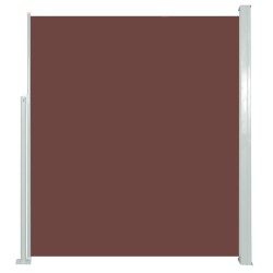 vidaXL Seitenmarkise Ausziehbar 160x500 cm Braun