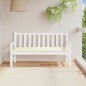 Gartenbank-Auflage Cremeweiß 150x50x7 cm Oxford-Gewebe Gartenbank-Auflage Cremeweiß 150x50x7 cm Oxford-Gewebe