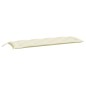 Gartenbank-Auflage Cremeweiß 150x50x7 cm Oxford-Gewebe Gartenbank-Auflage Cremeweiß 150x50x7 cm Oxford-Gewebe