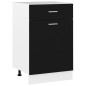 vidaXL Schubunterschrank Schwarz 50x46x81,5 cm Holzwerkstoff vidaXL Schubunterschrank Schwarz 50x46x81,5 cm Holzwerkstoff