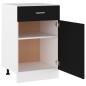 vidaXL Schubunterschrank Schwarz 50x46x81,5 cm Holzwerkstoff vidaXL Schubunterschrank Schwarz 50x46x81,5 cm Holzwerkstoff