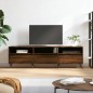 vidaXL TV-Schrank Braun Eichen-Optik 150x30x44,5 cm Holzwerkstoff vidaXL TV-Schrank Braun Eichen-Optik 150x30x44,5 cm Holzwerkstoff