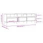 vidaXL TV-Schrank Braun Eichen-Optik 150x30x44,5 cm Holzwerkstoff vidaXL TV-Schrank Braun Eichen-Optik 150x30x44,5 cm Holzwerkstoff