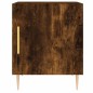 vidaXL Nachttisch Räuchereiche 40x40x50 cm Holzwerkstoff