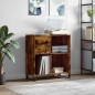 vidaXL Plattenschrank Räuchereiche 84,5x38x89 cm Holzwerkstoff vidaXL Plattenschrank Räuchereiche 84,5x38x89 cm Holzwerkstoff