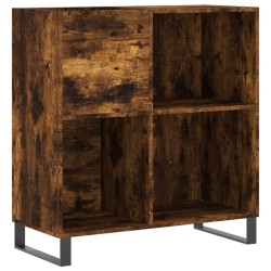 vidaXL Plattenschrank Räuchereiche 84,5x38x89 cm Holzwerkstoff