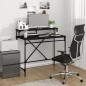 vidaXL Schreibtisch Schwarz 100x50x90 cm Holzwerkstoff und Eisen vidaXL Schreibtisch Schwarz 100x50x90 cm Holzwerkstoff und Eisen