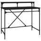 vidaXL Schreibtisch Schwarz 100x50x90 cm Holzwerkstoff und Eisen vidaXL Schreibtisch Schwarz 100x50x90 cm Holzwerkstoff und Eisen