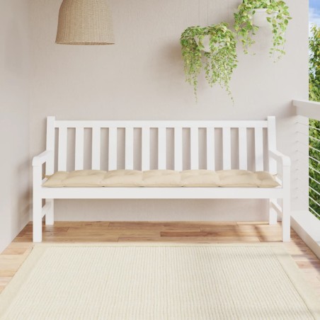 vidaXL Gartenbank-Auflage Beige 180x50x7 cm Oxford-Gewebe
