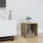 vidaXL TV-Schrank Weiß und Sonoma-Eiche 37x35x37 cm Holzwerkstoff vidaXL TV-Schrank Weiß und Sonoma-Eiche 37x35x37 cm Holzwerkstoff