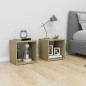vidaXL TV-Schrank Weiß und Sonoma-Eiche 37x35x37 cm Holzwerkstoff vidaXL TV-Schrank Weiß und Sonoma-Eiche 37x35x37 cm Holzwerkstoff