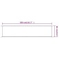 vidaXL Senkrechtmarkise Taupe 60x360 cm Oxford-Gewebe vidaXL Senkrechtmarkise Taupe 60x360 cm Oxford-Gewebe