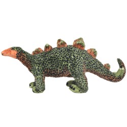 vidaXL Plüschtier Stegosaurus Stehend Plüsch Grün und Orange XXL