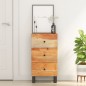 vidaXL Sideboard mit 3 Schubladen 40x33,5x75 cm Massivholz Akazie vidaXL Sideboard mit 3 Schubladen 40x33,5x75 cm Massivholz Akazie
