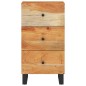 vidaXL Sideboard mit 3 Schubladen 40x33,5x75 cm Massivholz Akazie vidaXL Sideboard mit 3 Schubladen 40x33,5x75 cm Massivholz Akazie