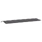 Gartenbank-Auflage Anthrazit 200x50x7 cm Oxford-Gewebe Gartenbank-Auflage Anthrazit 200x50x7 cm Oxford-Gewebe