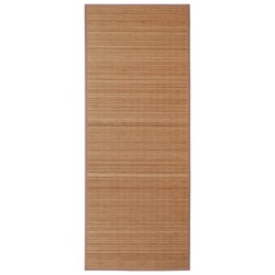 vidaXL Teppich Bambus 100 x 160 cm Braun