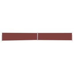 vidaXL Ausziehbare Seitenmarkise 170x1200 cm Braun