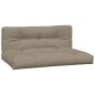 Palettenkissen 2-tlg. Taupe Stoff Palettenkissen 2-tlg. Taupe Stoff