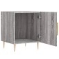 vidaXL Nachttisch Grau Sonoma 40x40x50 cm Holzwerkstoff vidaXL Nachttisch Grau Sonoma 40x40x50 cm Holzwerkstoff