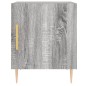 vidaXL Nachttisch Grau Sonoma 40x40x50 cm Holzwerkstoff vidaXL Nachttisch Grau Sonoma 40x40x50 cm Holzwerkstoff