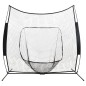 vidaXL Multisport-Übungsnetz Baseball Softball 241x106,5x216 cm Metall vidaXL Multisport-Übungsnetz Baseball Softball 241x106,5x216 cm Metall