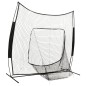 vidaXL Multisport-Übungsnetz Baseball Softball 241x106,5x216 cm Metall vidaXL Multisport-Übungsnetz Baseball Softball 241x106,5x216 cm Metall