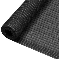 vidaXL Zaunblende Anthrazit 1,2x50 m HDPE 195 g/m²