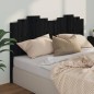 vidaXL Kopfteil Schwarz 186x4x110 cm Massivholz Kiefer vidaXL Kopfteil Schwarz 186x4x110 cm Massivholz Kiefer