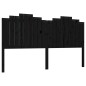 vidaXL Kopfteil Schwarz 186x4x110 cm Massivholz Kiefer vidaXL Kopfteil Schwarz 186x4x110 cm Massivholz Kiefer