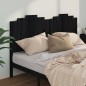vidaXL Kopfteil Schwarz 186x4x110 cm Massivholz Kiefer vidaXL Kopfteil Schwarz 186x4x110 cm Massivholz Kiefer