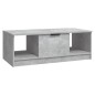 vidaXL Couchtisch Betongrau 102x50x36 cm Holzwerkstoff vidaXL Couchtisch Betongrau 102x50x36 cm Holzwerkstoff
