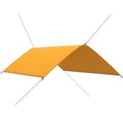 vidaXL Outdoor-Tarp 3x2 m Gelb