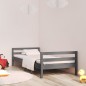 vidaXL Massivholzbett Grau 90x190 cm Kiefer vidaXL Massivholzbett Grau 90x190 cm Kiefer