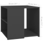 vidaXL Beistelltisch Grau 50x50x45 cm Holzwerkstoff vidaXL Beistelltisch Grau 50x50x45 cm Holzwerkstoff