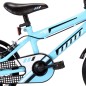vidaXL Kinderfahrrad 12 Zoll Schwarz und Blau vidaXL Kinderfahrrad 12 Zoll Schwarz und Blau