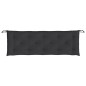 Gartenbank-Auflage Schwarz 150x50x7 cm Oxford-Gewebe Gartenbank-Auflage Schwarz 150x50x7 cm Oxford-Gewebe