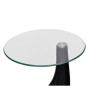 vidaXL Beistelltische mit runder Glasplatte 2 Stk. Hochglanz Schwarz vidaXL Beistelltische mit runder Glasplatte 2 Stk. Hochglanz Schwarz
