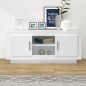 vidaXL TV-Schrank Weiß 102x35x45 cm Holzwerkstoff vidaXL TV-Schrank Weiß 102x35x45 cm Holzwerkstoff
