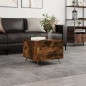 vidaXL Couchtisch Räuchereiche 50x50x40 cm Holzwerkstoff