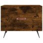vidaXL Couchtisch Räuchereiche 50x50x40 cm Holzwerkstoff